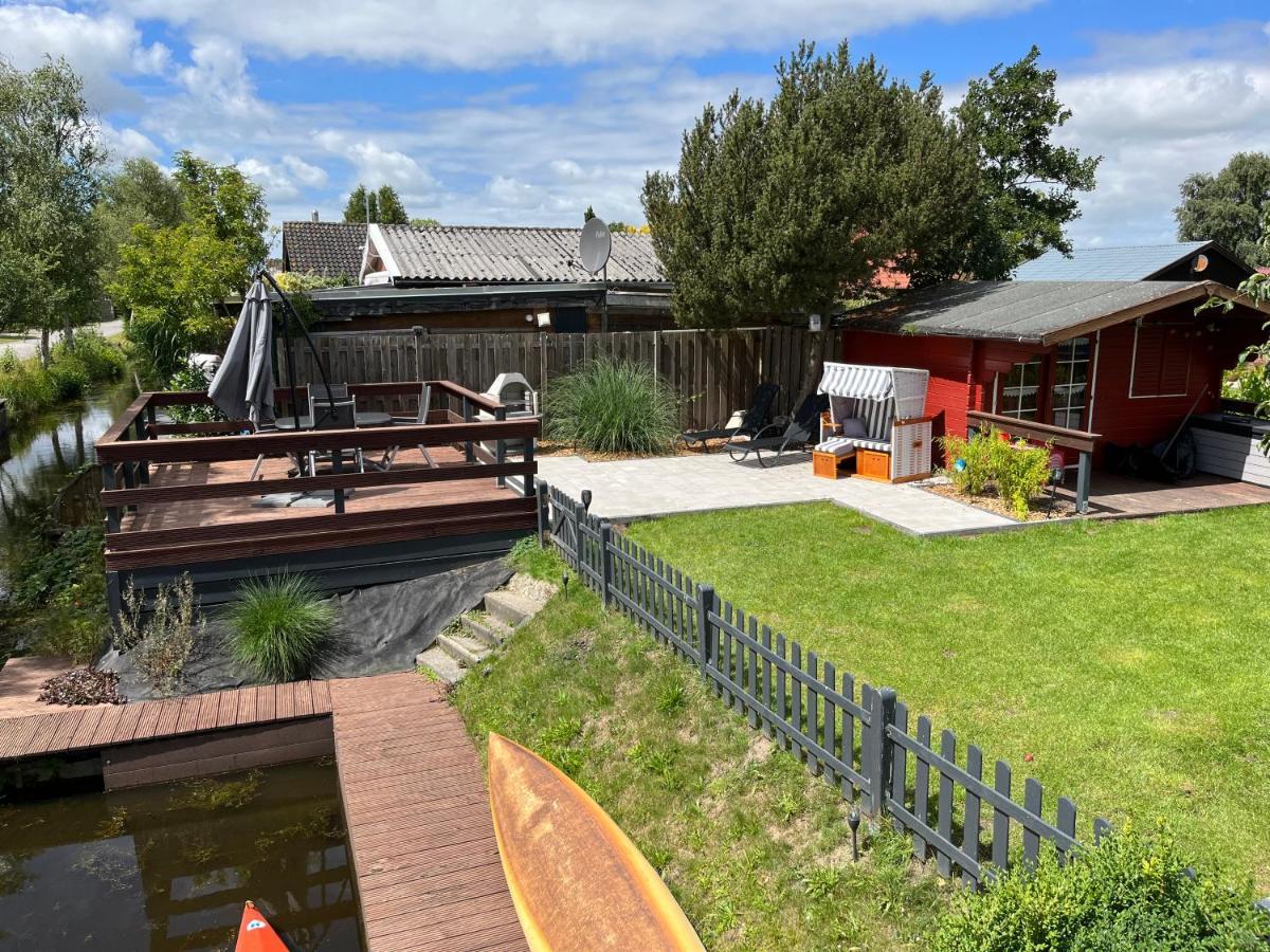 Meerbude Am Grossen Meer - Ferienhaus Südbrookmerland Eksteriør bilde